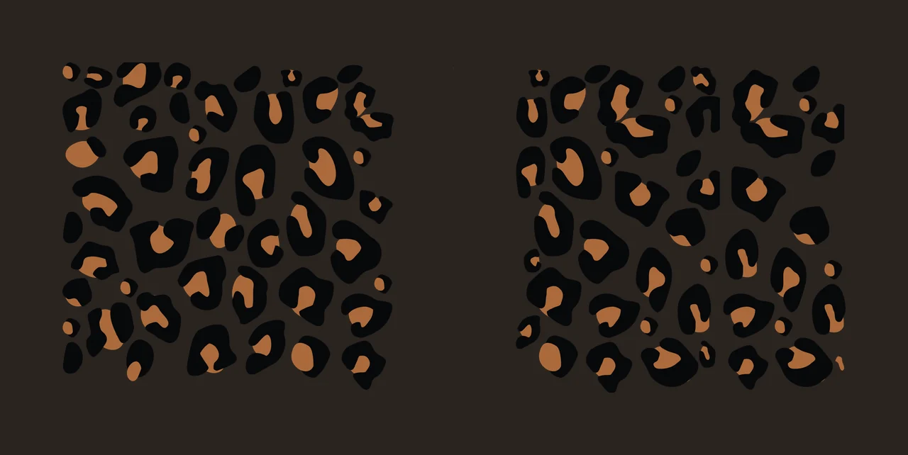 Leopard Can Glass Wrap Black Spot Pattern Print spots repeated contrast preview thumbnail