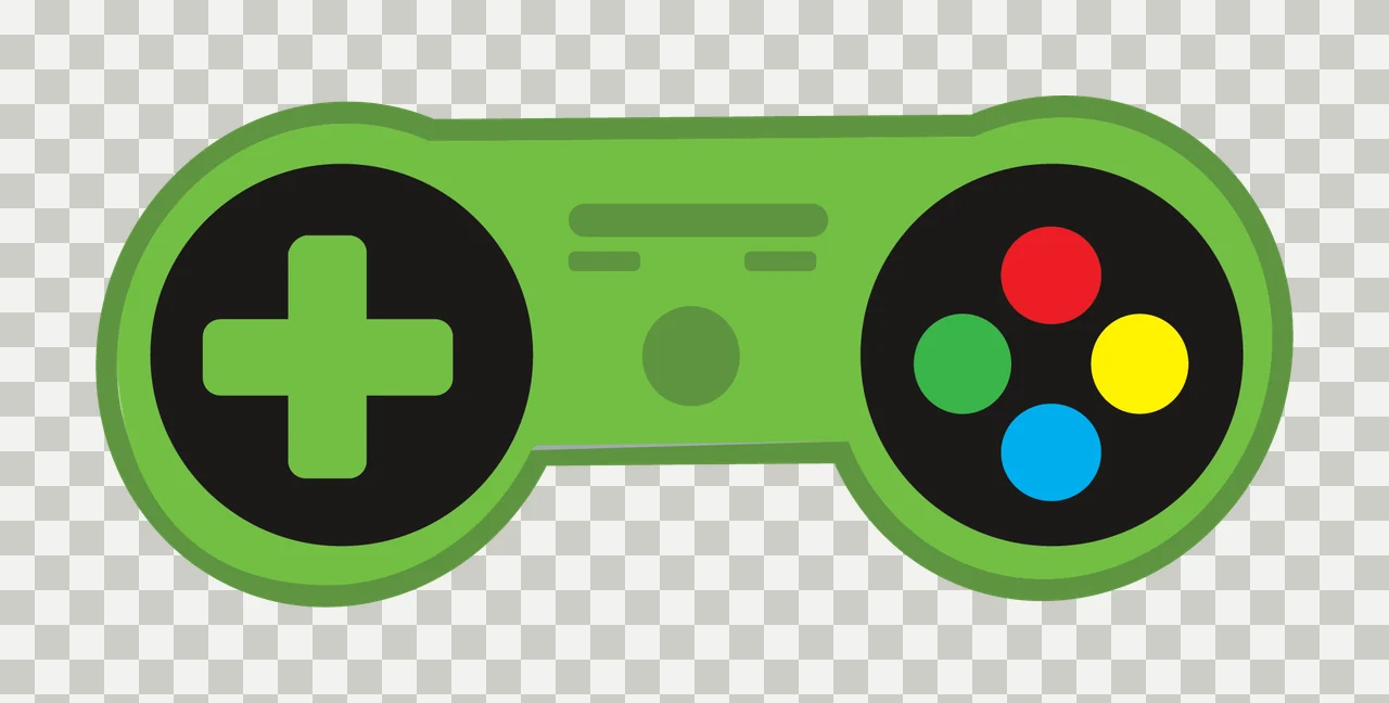 Controller Simple Shape Icon With Round And Flat outline black transparency and detail preview thumbnail