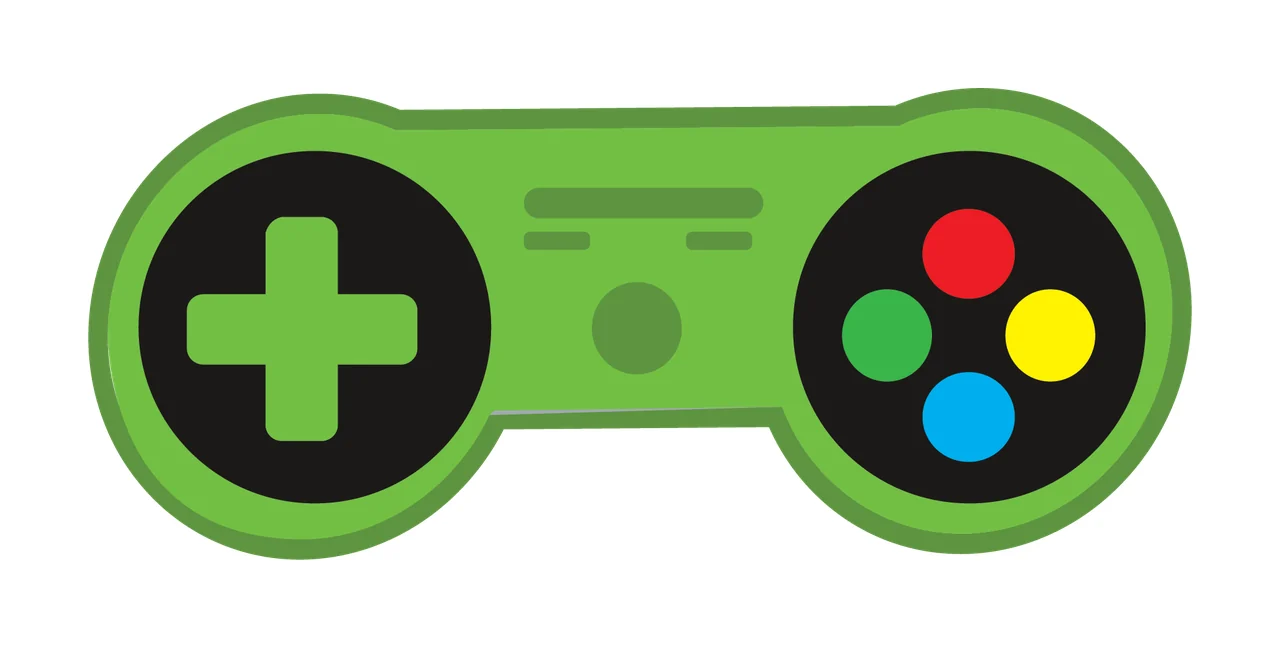 Controller Simple Shape Icon With Round And Flat outline black