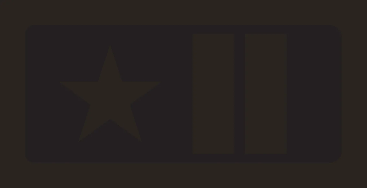 Rectangular Badge Containing A Single Star And Two bars rectangle contrast preview thumbnail