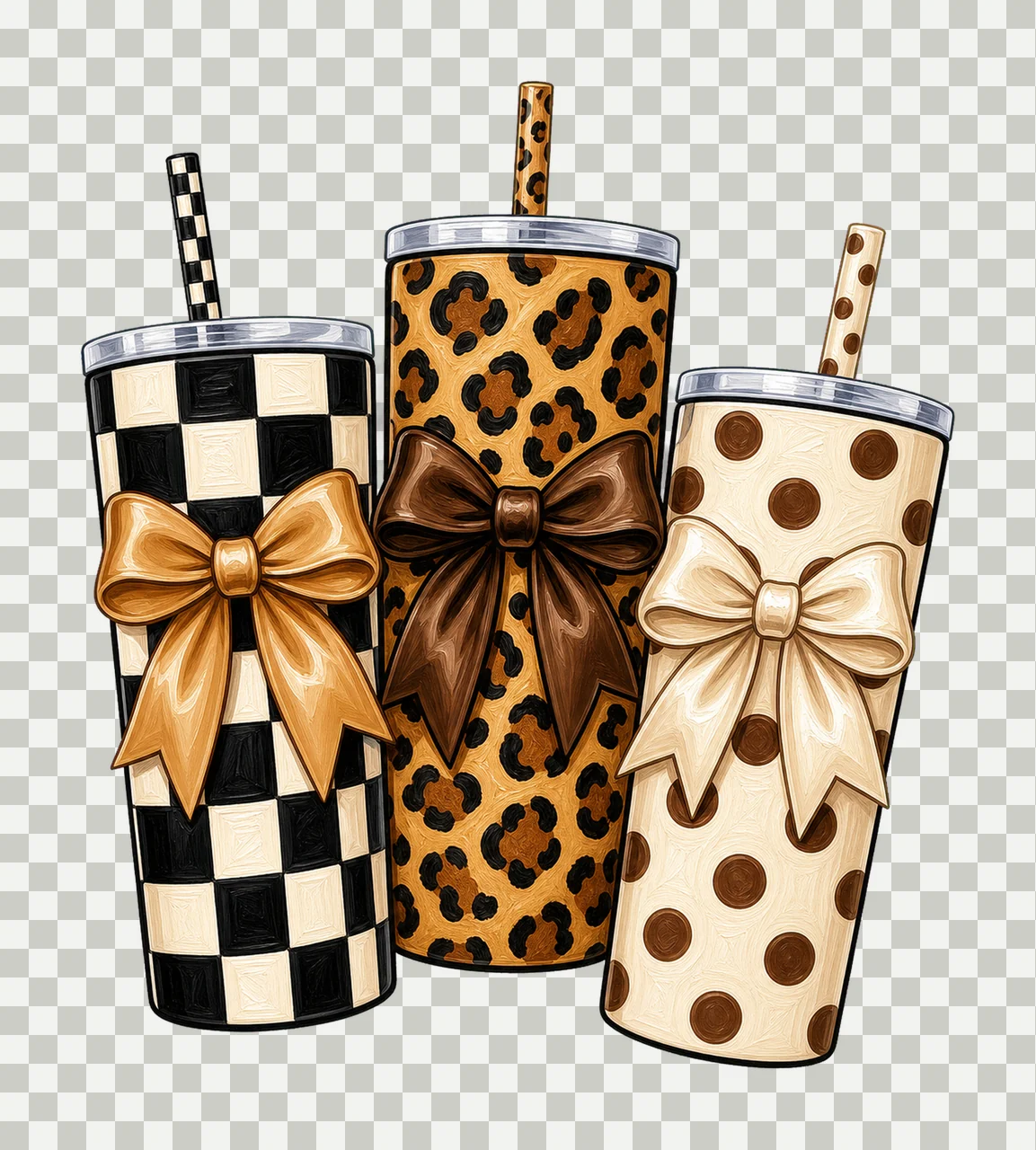 Leopard Teacher Apple School Supplies Variation B transparency and detail preview thumbnail