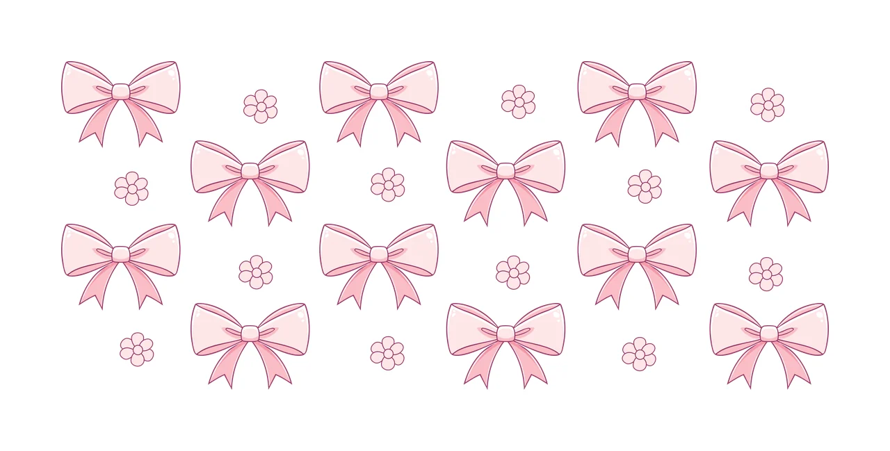 Can Glass Wrap Bows And Flowers Repeating Pattern Repeat Bow