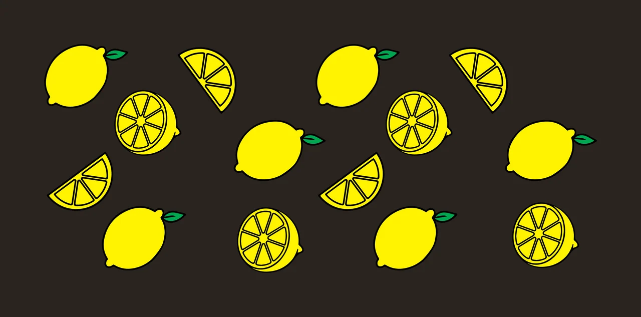 Can Glass Wrap Black And White Lemon Slice pattern silhouette contrast preview thumbnail