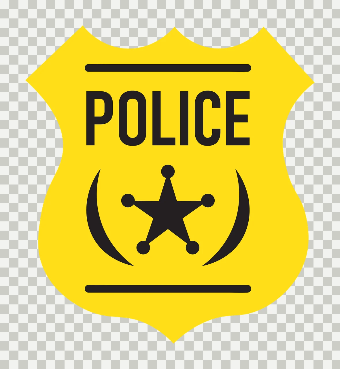 Symmetrical Shield Shaped Emblem With A Three Pointed points transparency and detail preview thumbnail