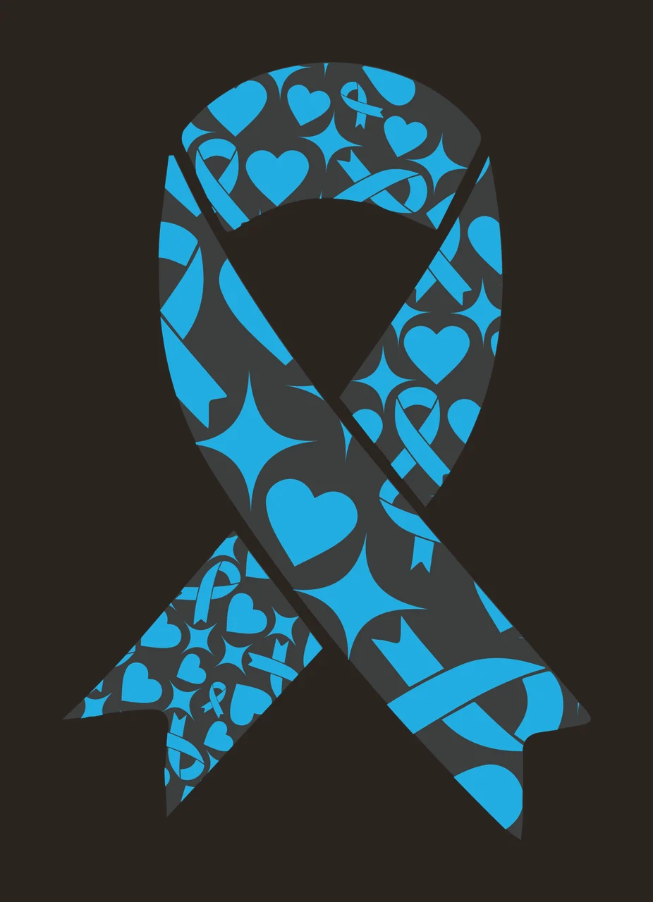 Ribbon Awareness In Black Silhouette folded white symbol icon contrast preview thumbnail