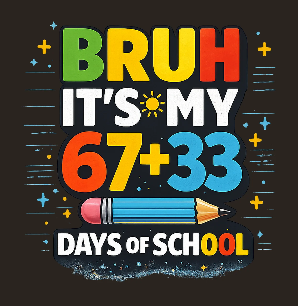 100th Day of School Funny Teacher Design Math Humor Shirt contrast preview thumbnail