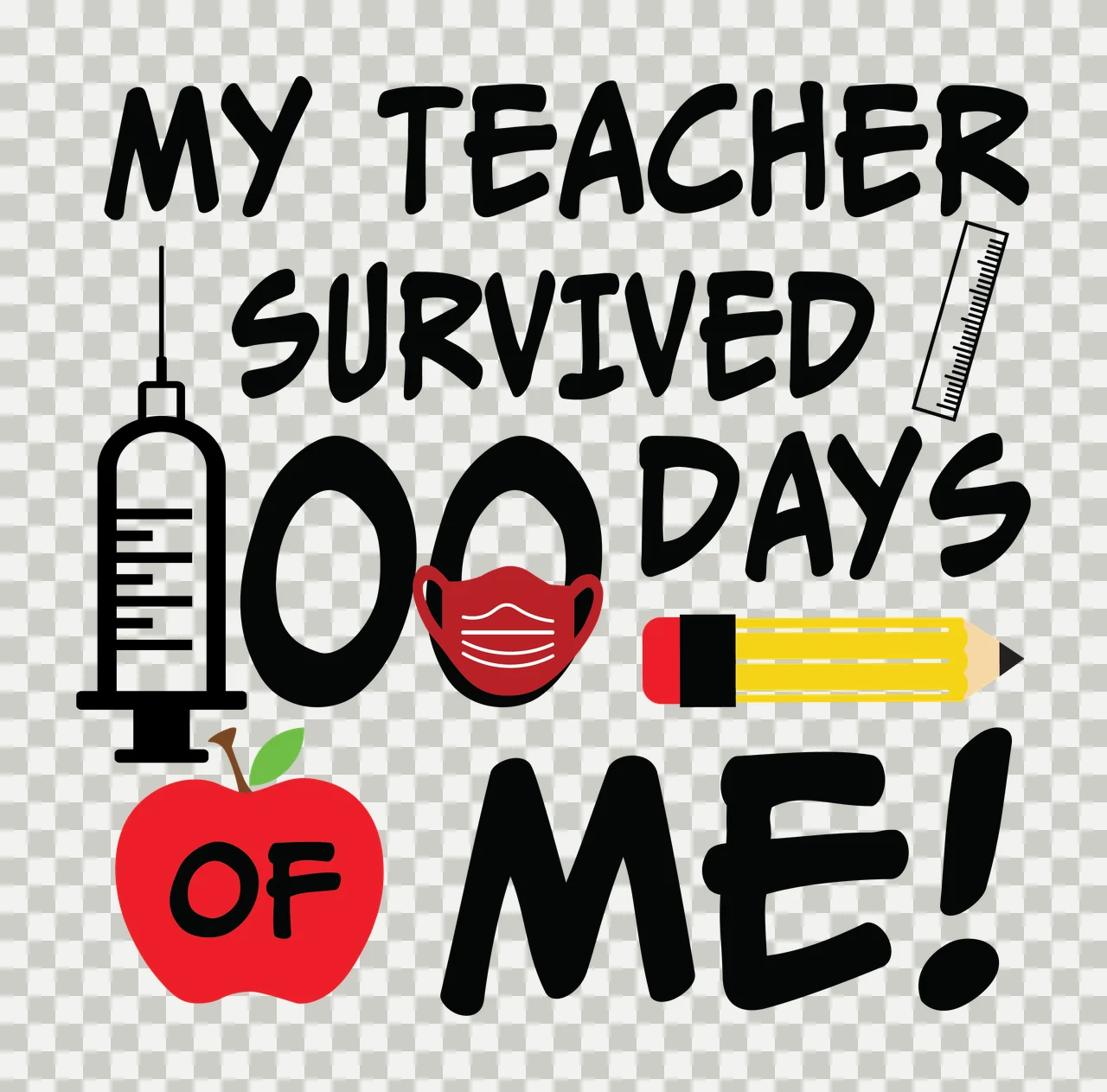 Quarantine School classroom student education back to first day of transparency and detail preview thumbnail