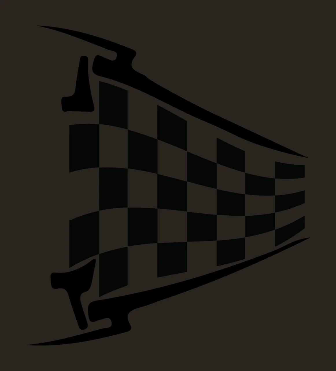 Can Glass Wrap Checkered Flag Waving With Abstract contrast preview thumbnail