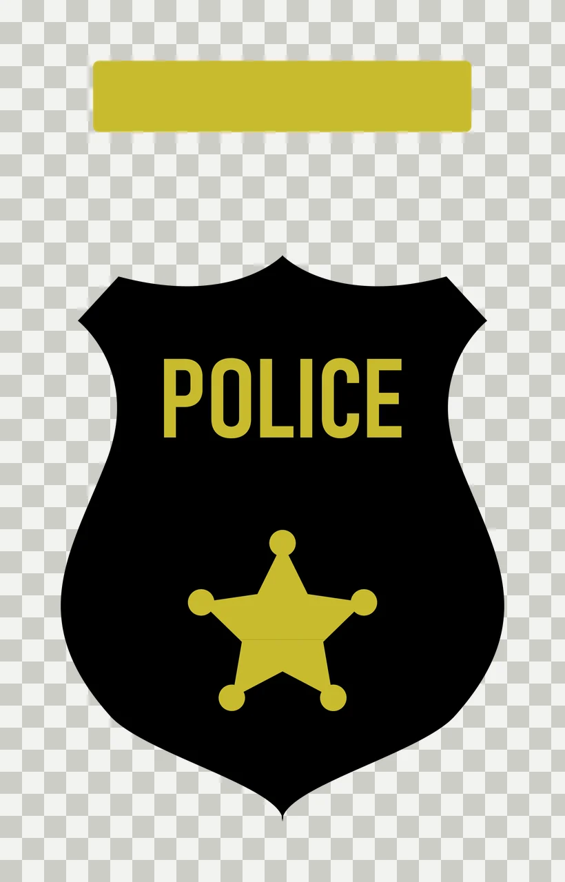 Solid Black Heraldic Shield Located Under A Horizontal centered transparency and detail preview thumbnail