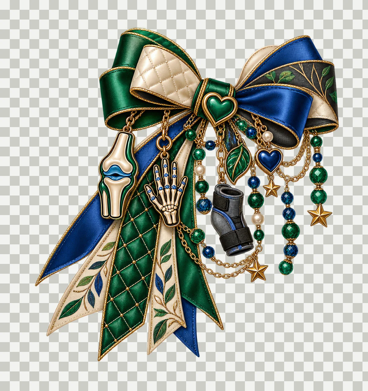 Arthritis Awareness PNG, Hand Joint and Knee Joint Coquette Bow, No Text Sublimation Clipart, Transparent Digital Download transparency and detail preview thumbnail