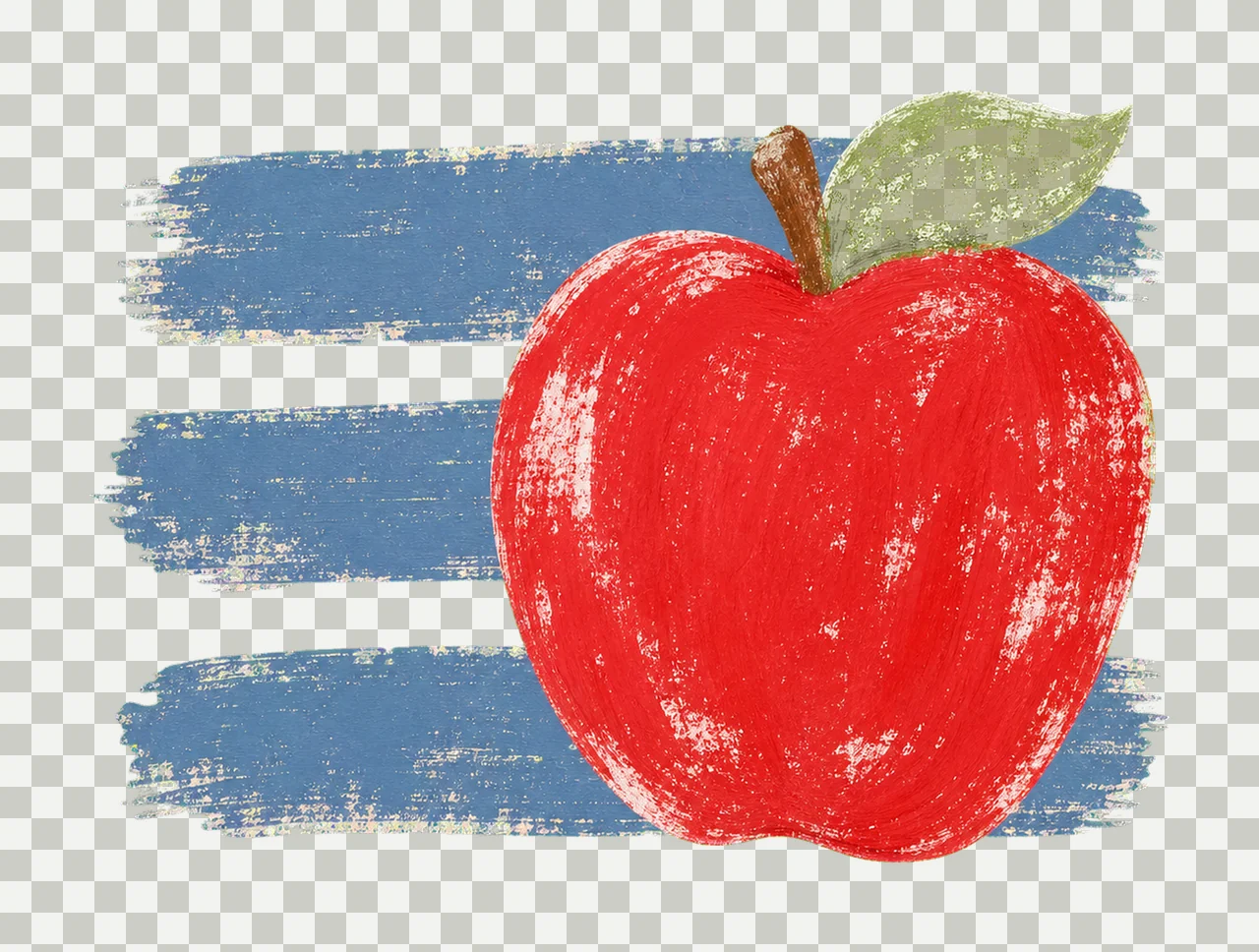 Coastal Apple Stripes Fall Teacher Mom Teaching Variation F transparency and detail preview thumbnail