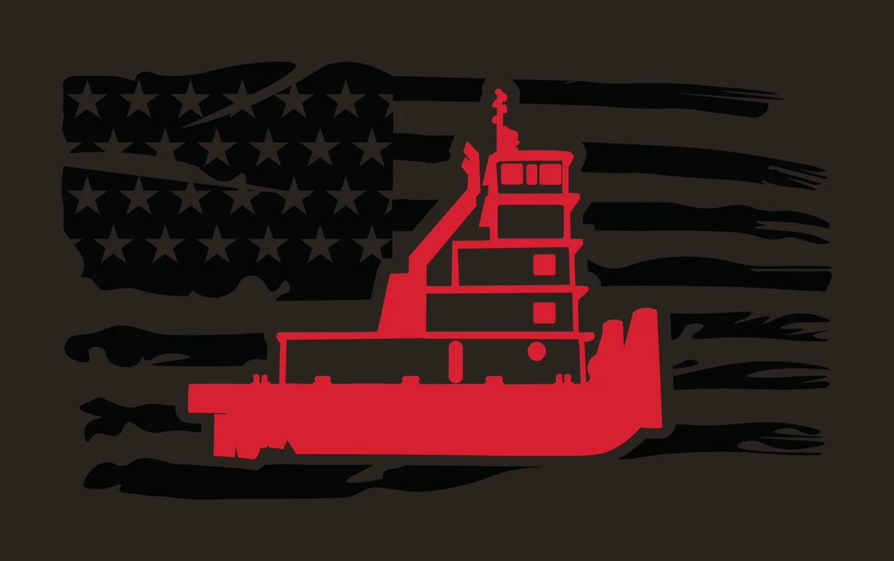 Can Glass Wrap Tugboat Floating With Boat contrast preview thumbnail