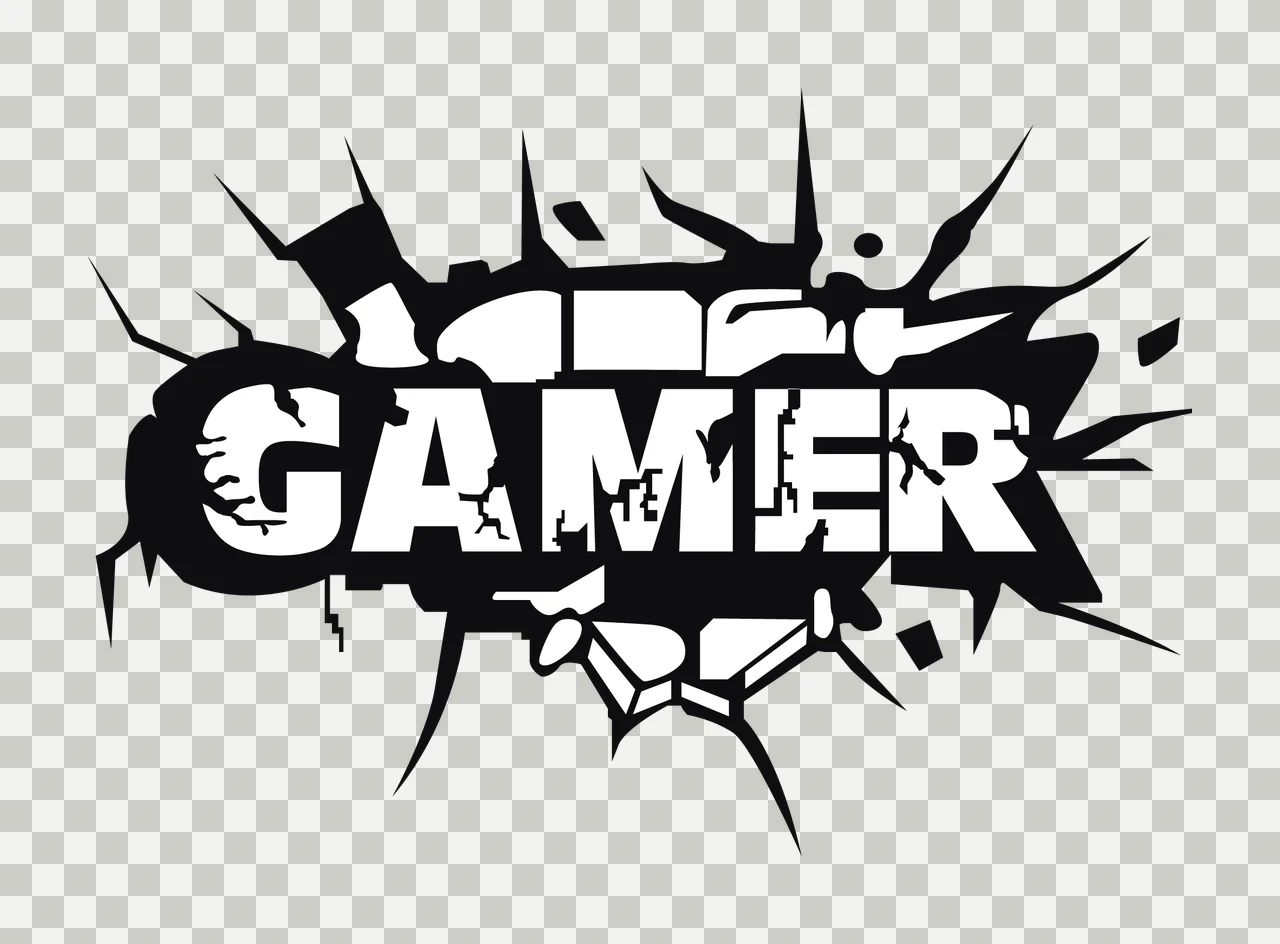 Can Glass Wrap Gamer Text With Cracks transparency and detail preview thumbnail
