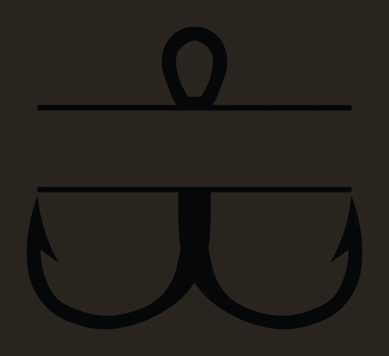 Fishing Hunting Monogram Character 06 fisherman angler Variation contrast preview thumbnail
