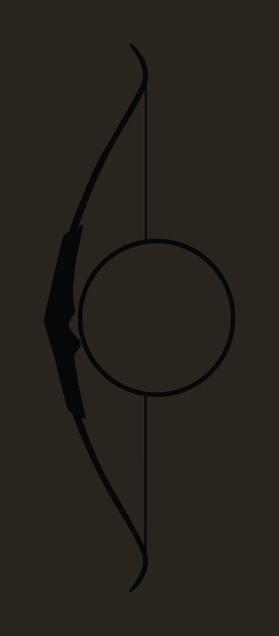 Can Glass Wrap Archery Bow And Circle Graphic contrast preview thumbnail