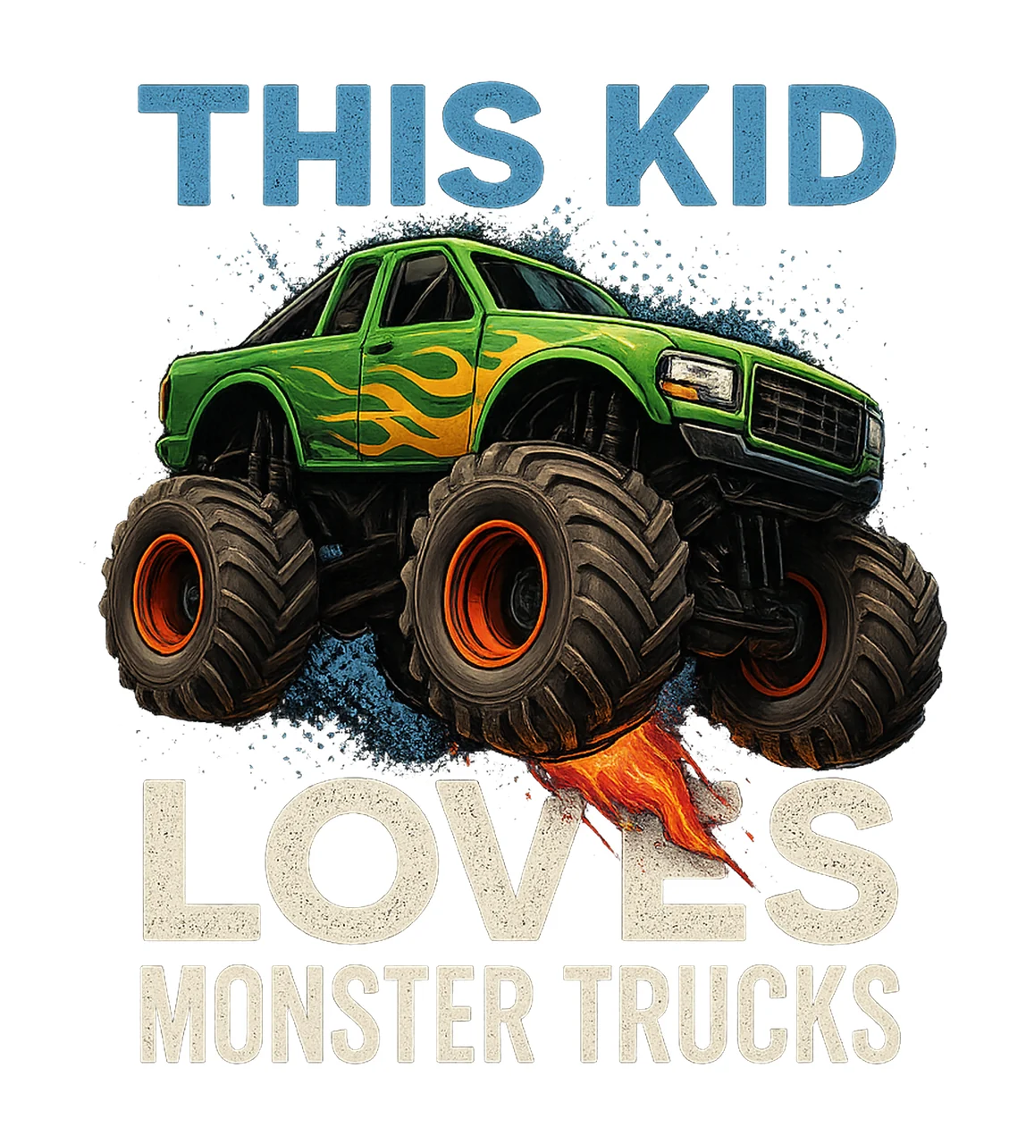 Design This Kid Loves Monster Truck shirt Monster Truck