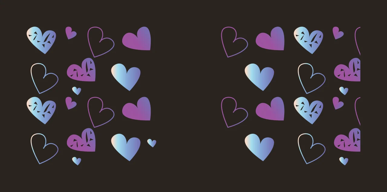 Heart Can Glass Wrap Icon And Patterned Collection icons scattered contrast preview thumbnail