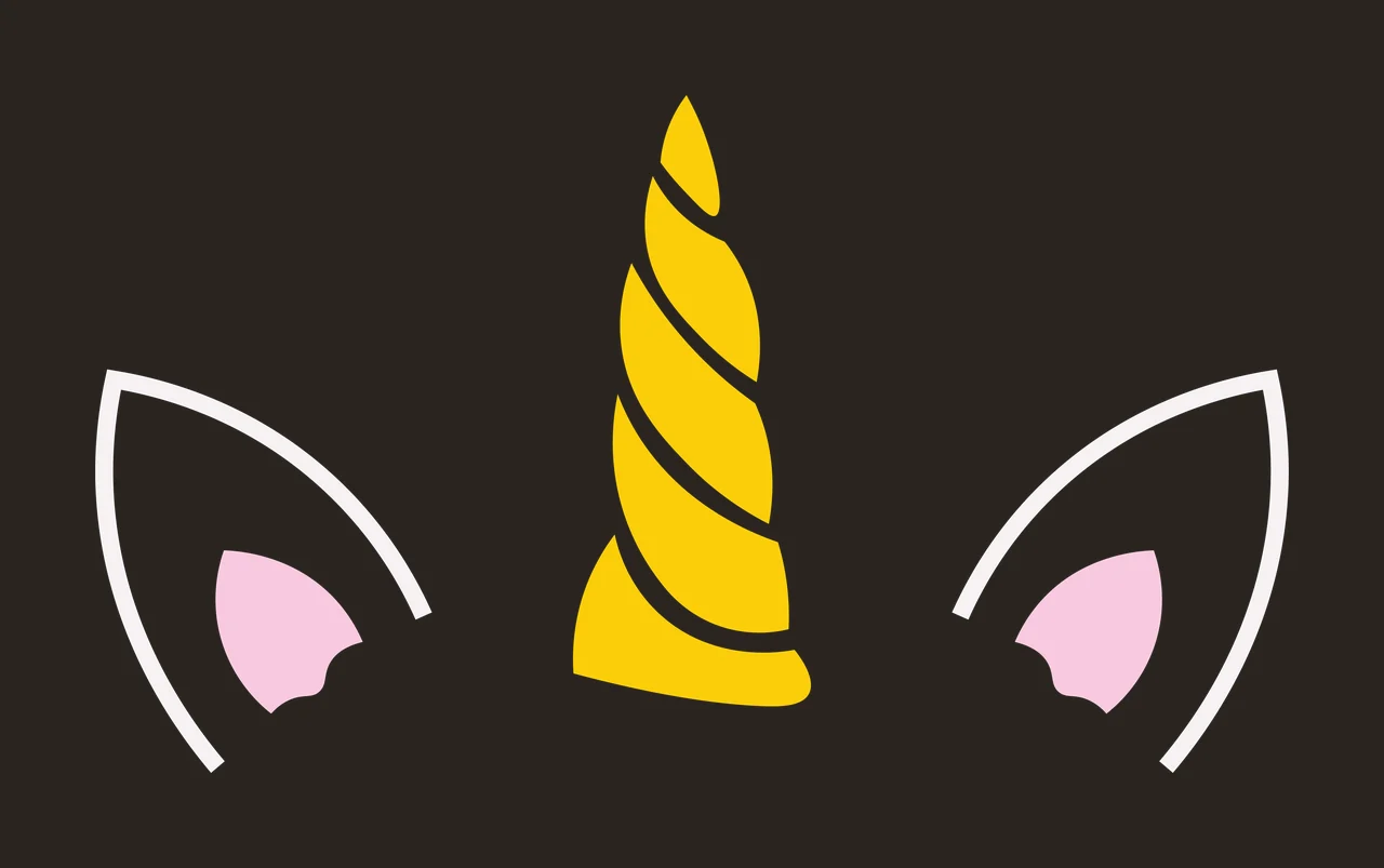 Unicorn Monogram Character 03 scalable logo design icon contrast preview thumbnail