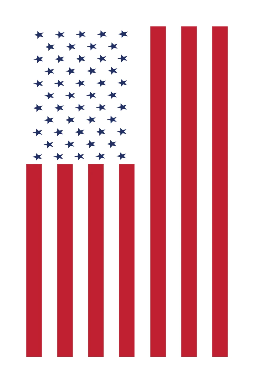 Flag Graphic Illustration Of A Featuring Stars stripes black