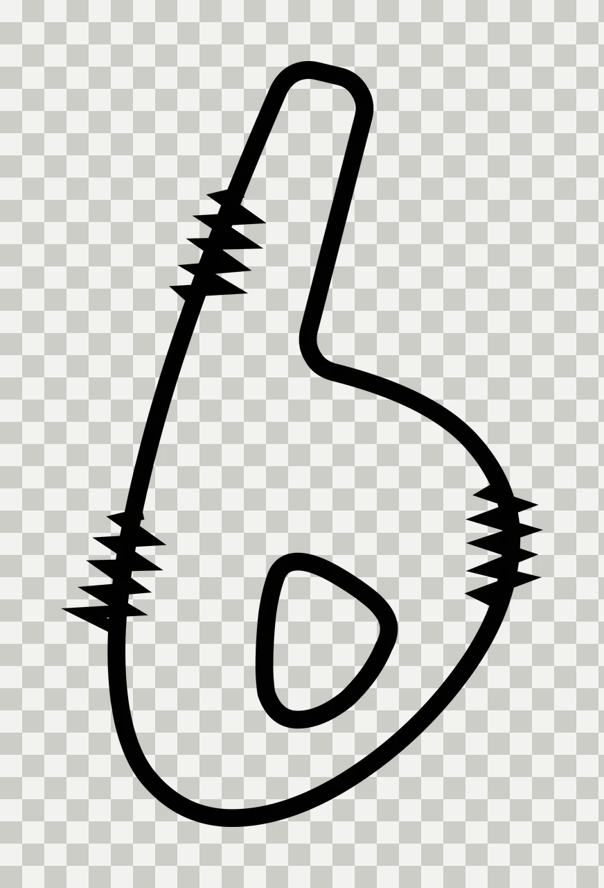 Letters Doodle Character 28 hand drawn sketch whimsical scalable transparency and detail preview thumbnail