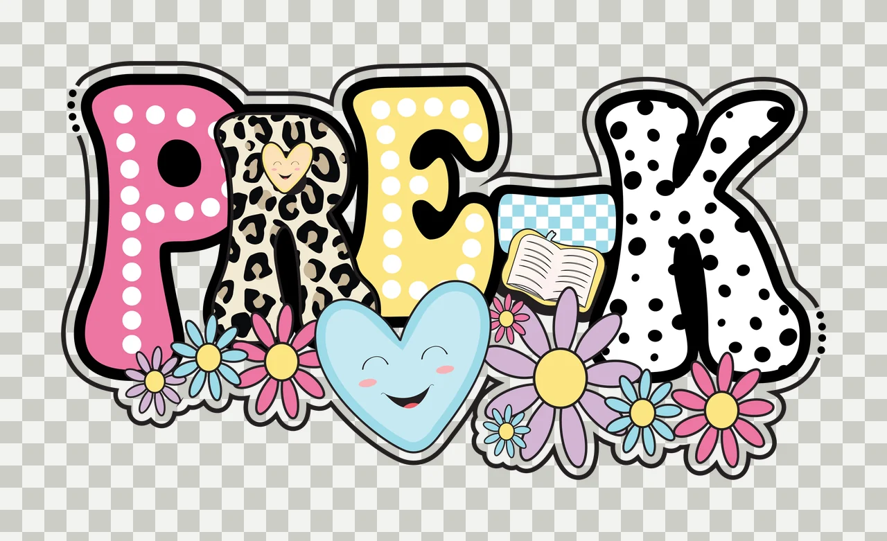 Black Bubble Letter Text With White Outline displaying flowers transparency and detail preview thumbnail