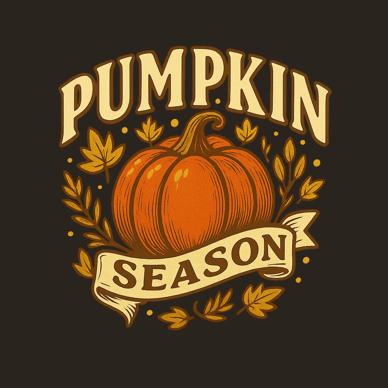 Embossed Fall Pumpkin Season Crewneck Sweatshirt Autumn contrast preview thumbnail