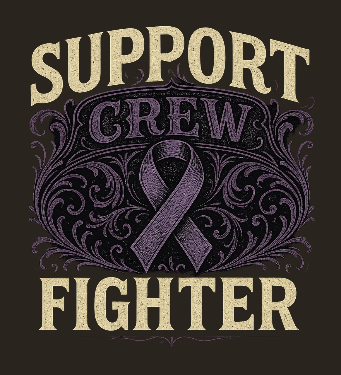 Alzheimer Awareness Purple Ribbon Custom Disease Shirt contrast preview thumbnail