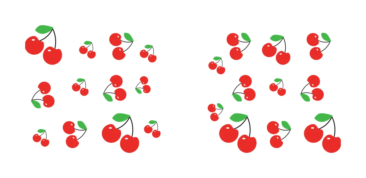 Can Glass Wrap Pattern Of Multiple Black Cherry cherries leaves