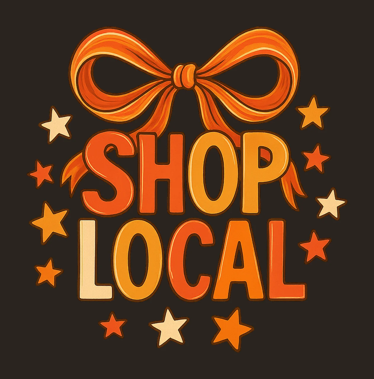 Shop Local Small Business Trending Girly Design Preppy contrast preview thumbnail