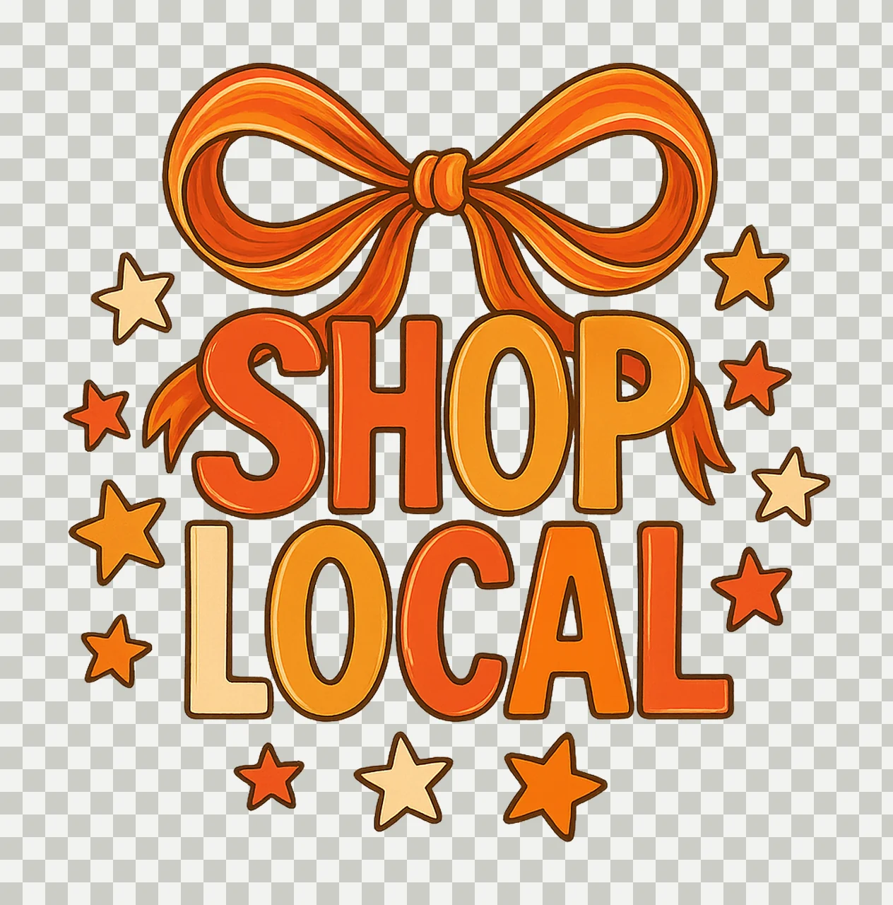 Shop Local Small Business Trending Girly Design Preppy transparency and detail preview thumbnail