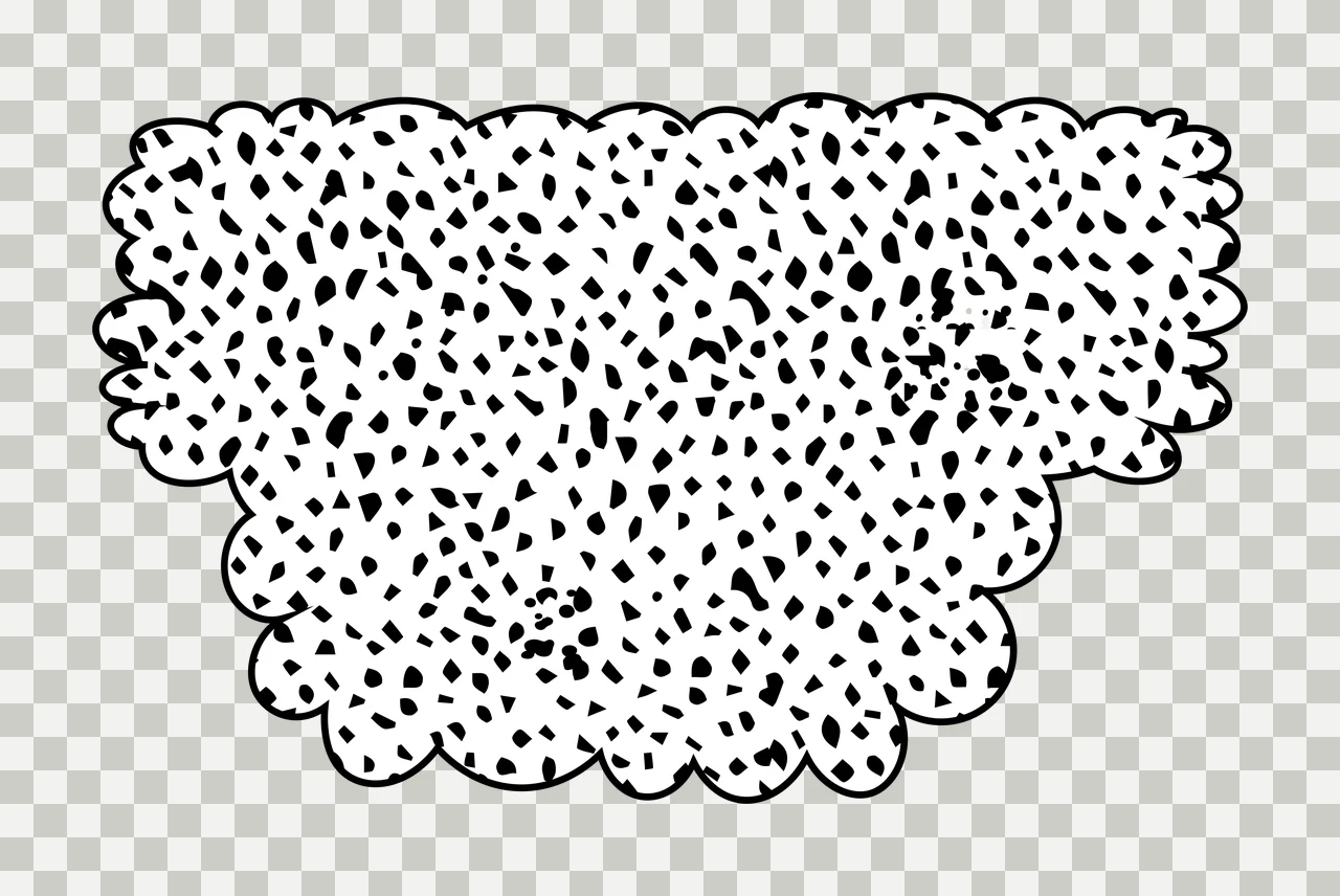 Frame Dalmatian Race Font Doodle Character 06 racing checkered flag transparency and detail preview thumbnail