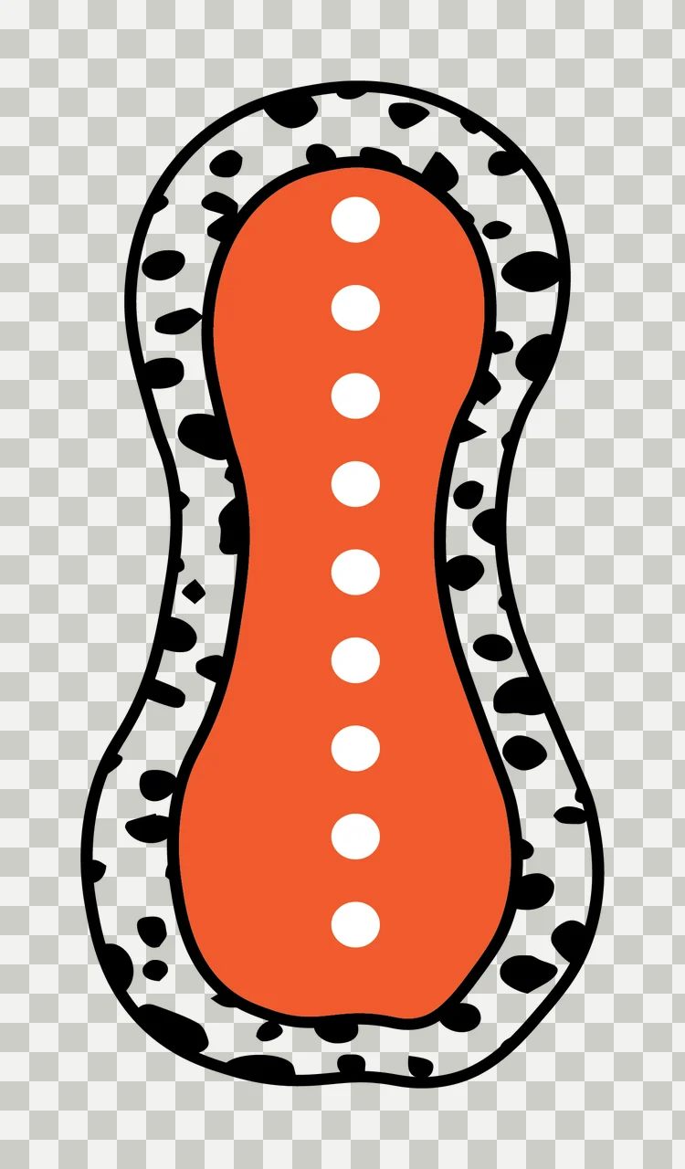 Dalmatian Dots Font Race Doodle Character 22 racing checkered flag transparency and detail preview thumbnail