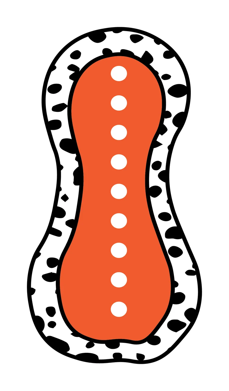 Dalmatian Dots Font Race Doodle Character 22 racing checkered flag