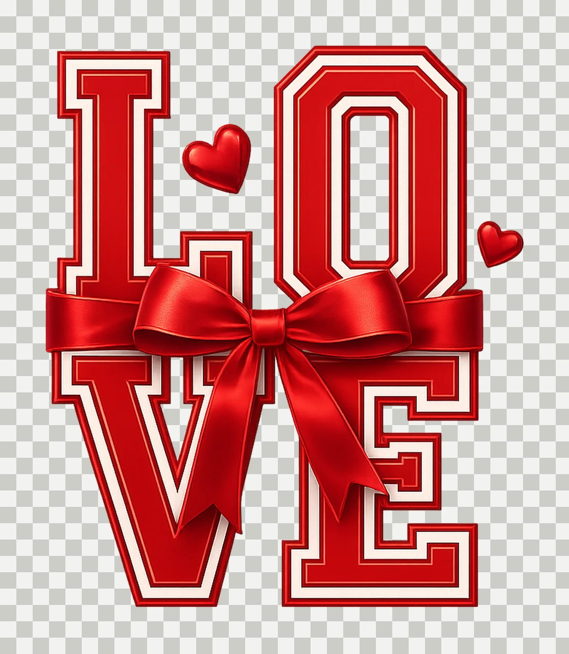 Love Bow Valentine Romantic Artwork Heart Design Valentine transparency and detail preview thumbnail