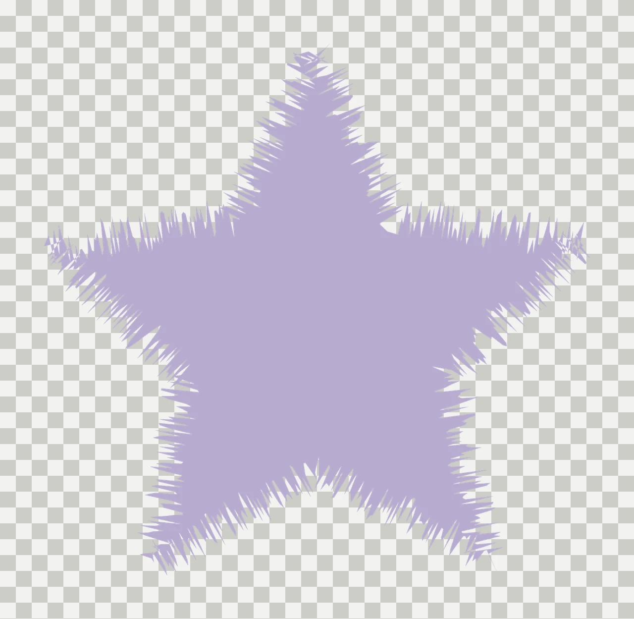 Black Star With Spiked Edges white plain shape symbol 70 F16 paint transparency and detail preview thumbnail
