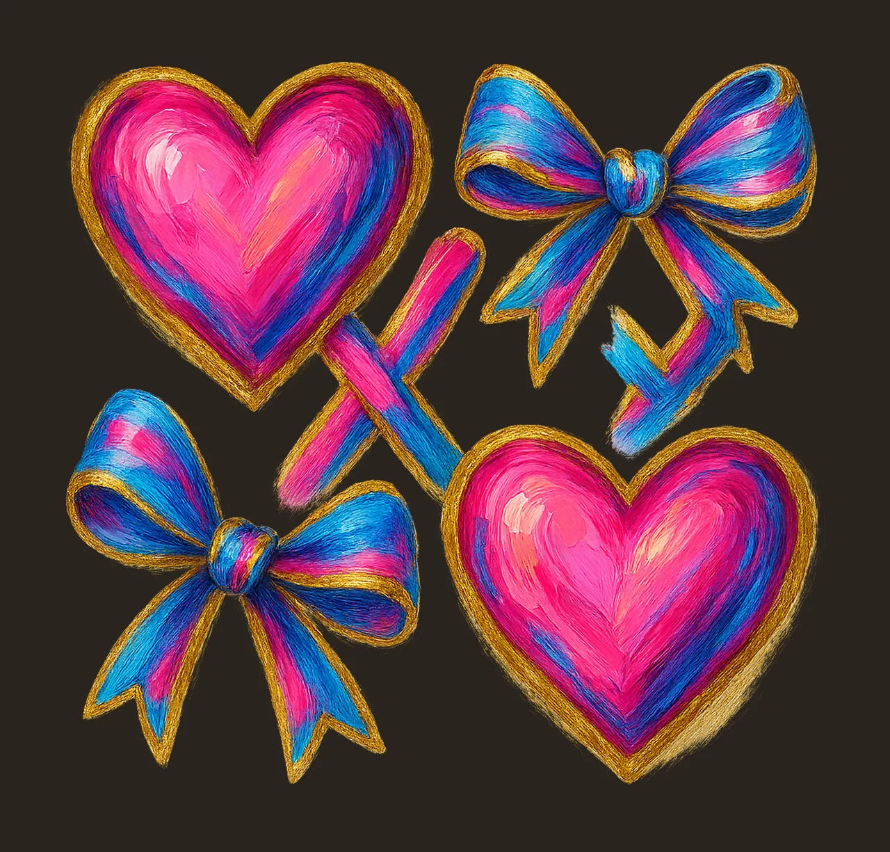 Valentine abstract heart Valentine design Heart design for contrast preview thumbnail