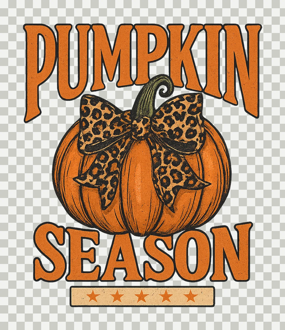 Pumpkin Season Sweatshirt Fall Sweatshirt Design Autumn transparency and detail preview thumbnail