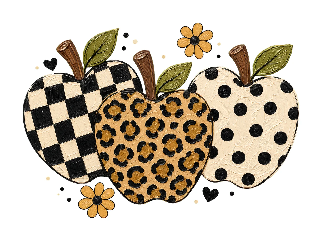 Teacher Mom Leopard Apple Back To School Teacher Variation D