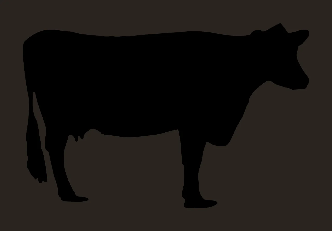Can Glass Wrap Cow Standing With Animal contrast preview thumbnail