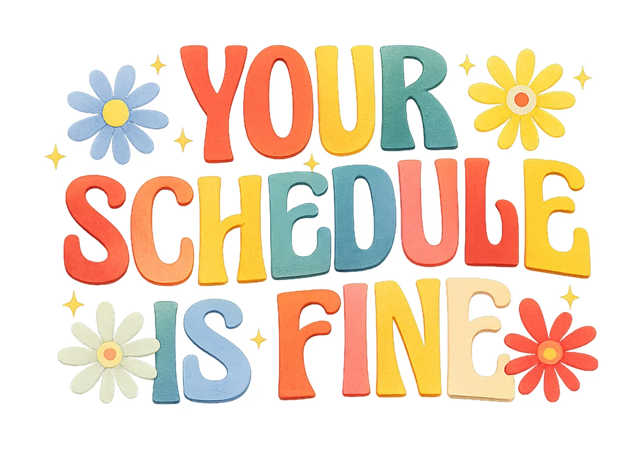 Your Schedule Is Fine Funny Retro School Counselor Shirt