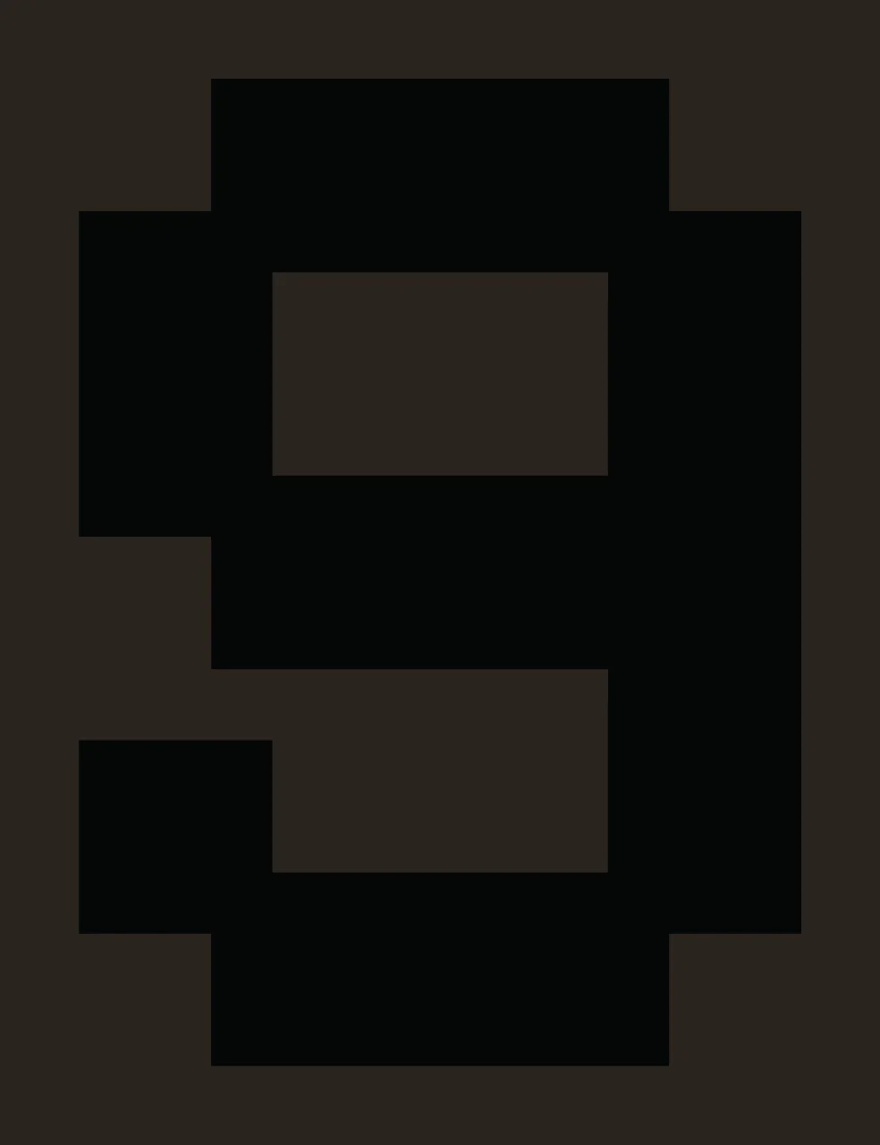 Can Glass Wrap 9 Numeral Standing With Pixels contrast preview thumbnail