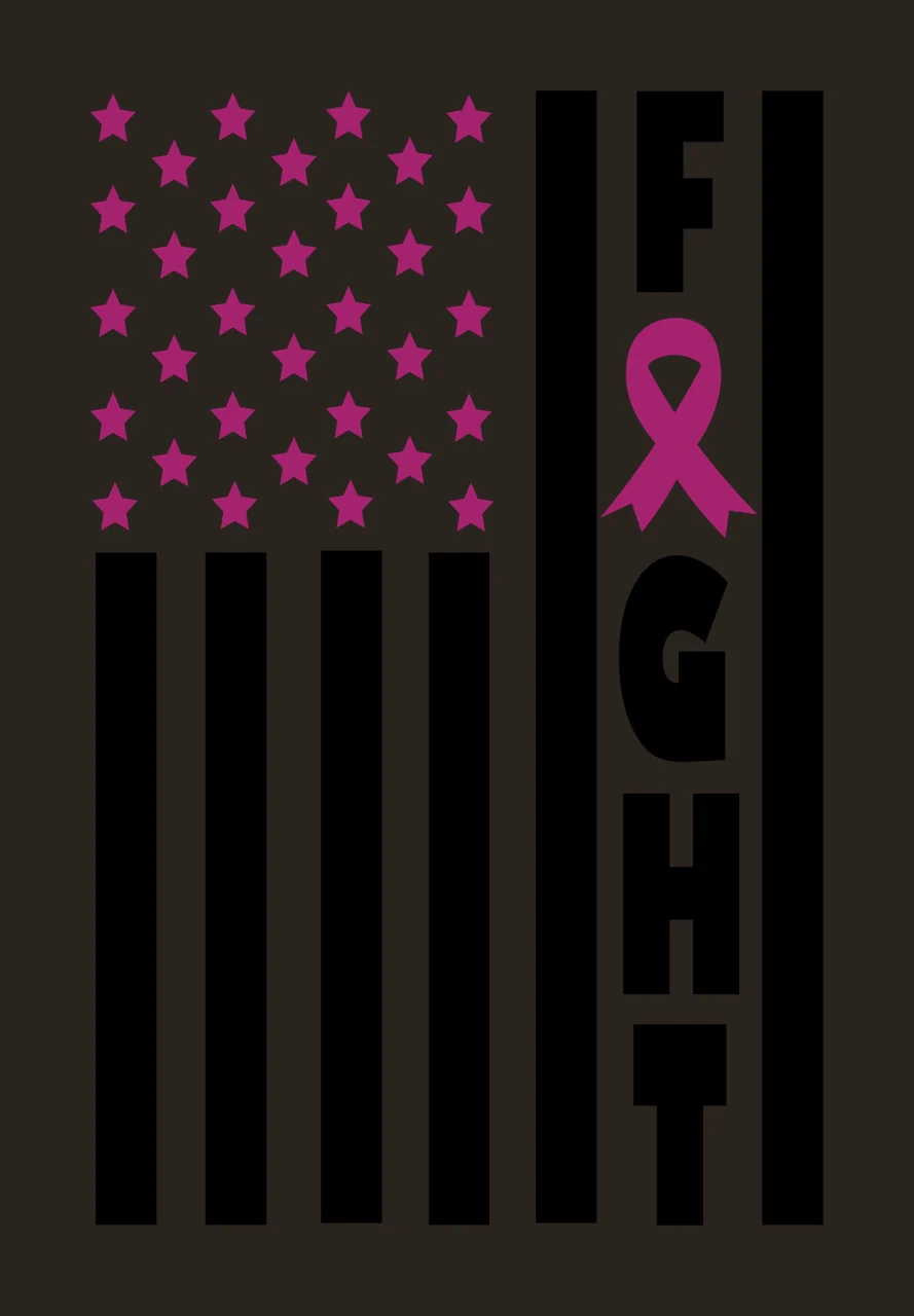 Fight American Flag Style Graphic Featuring The Word and text contrast preview thumbnail