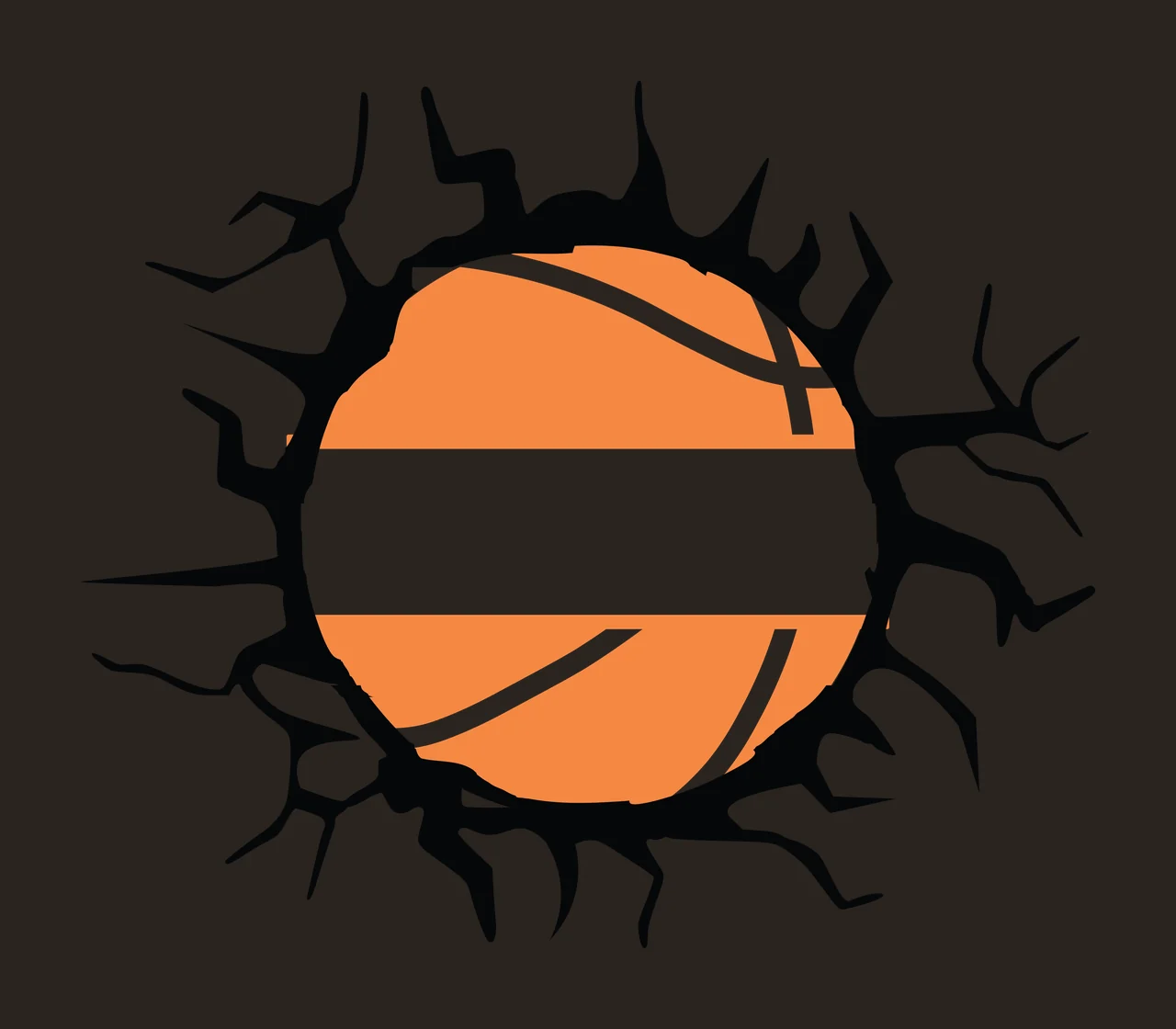 Basket Ball Fire Name Font Character 03 scalable logo design contrast preview thumbnail