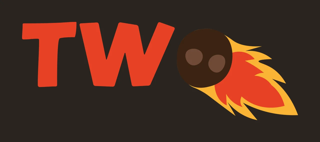 Two Black Silhouette Of Text Next flame and flaming white fire contrast preview thumbnail
