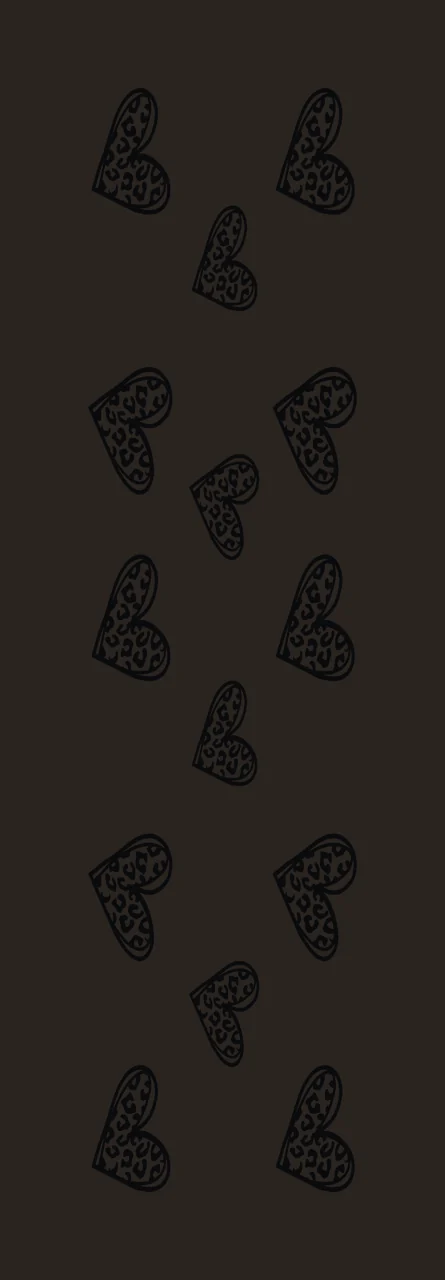 Hearts Leopard Print Heart Pattern Column arranged black white contrast preview thumbnail