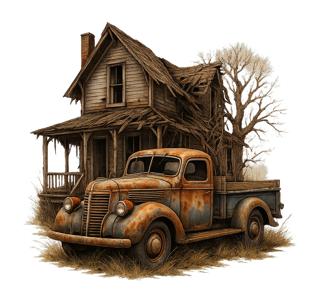 Old Trucks Artwork Antique Rusted Trucks Junk Truck Images
