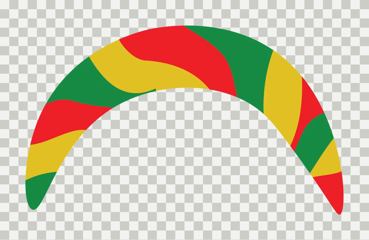 Black Curved Crescent Shape With Internal Abstract Lines curves transparency and detail preview thumbnail