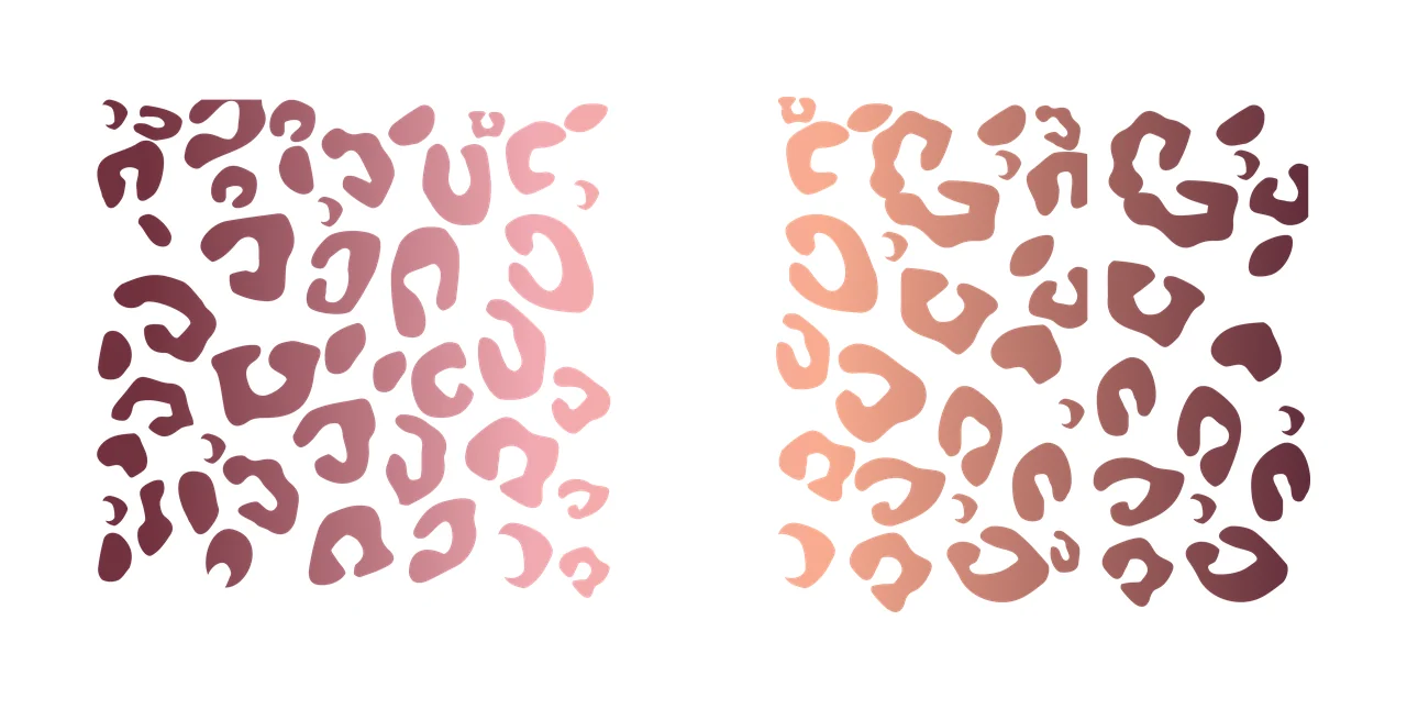 Leopard Can Glass Wrap Print Pattern Black spots white texture