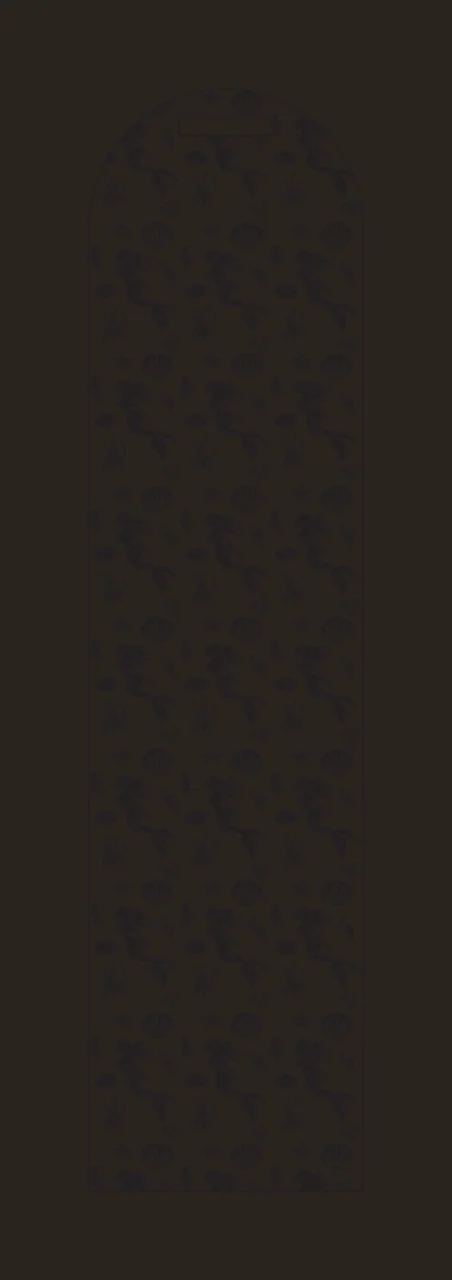 Mermaid Silhouette Pattern With Marine Life seashell and seaweed contrast preview thumbnail