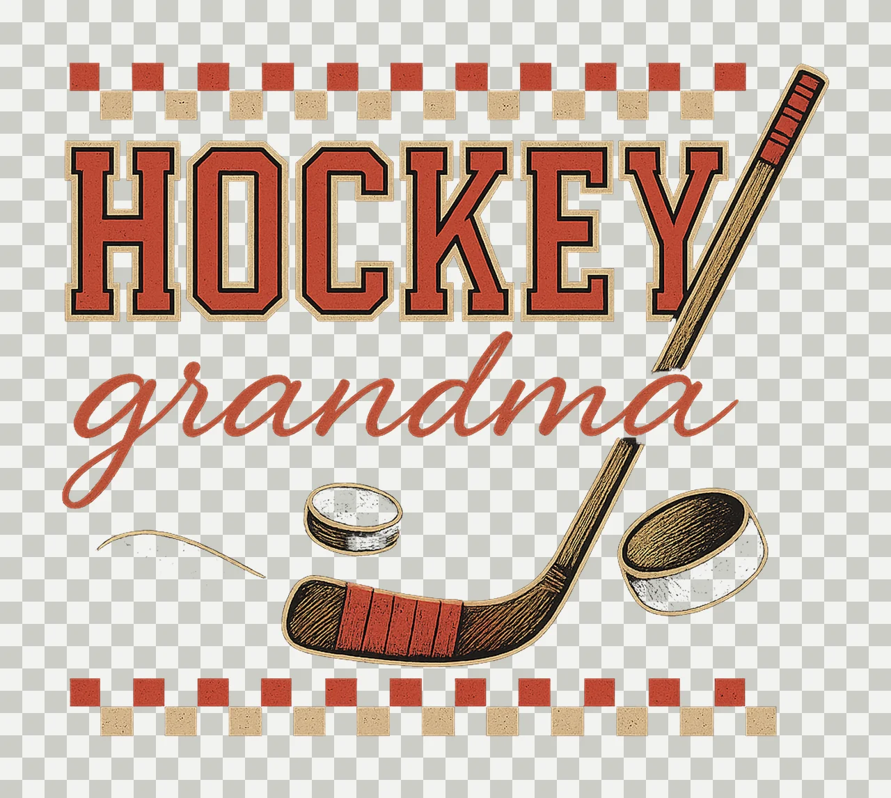 Hockey Grandma Proud Hockey Granny Design Sports Lover transparency and detail preview thumbnail